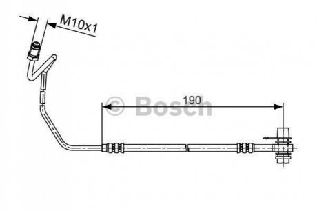 Тормозной шланг BOSCH 1 987 481 535 (фото 1)