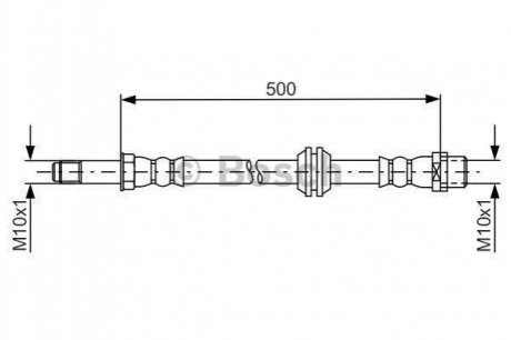 Шлангопровод BOSCH 1987481676 (фото 1)