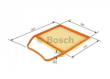 Фильтр воздушный BOSCH F 026 400 148 (фото 1)