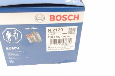 Фильтр топливный FORD FOCUS III, KUGA I, II 2.0 TDCI 08- BOSCH F 026 402 120 (фото 1)