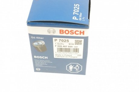 Фільтр масляний BOSCH F 026 407 025 (фото 1)