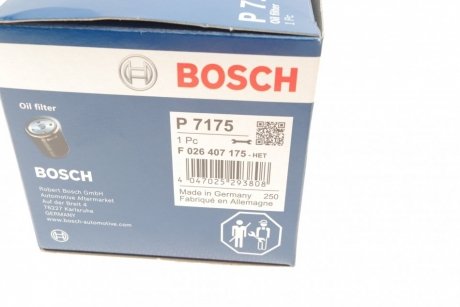 Фільтр масляний BOSCH F 026 407 175 (фото 1)