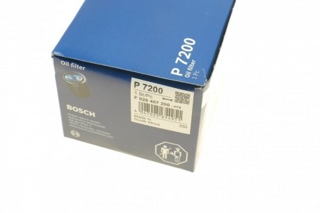 Фільтр масляний BOSCH F 026 407 200 (фото 1)