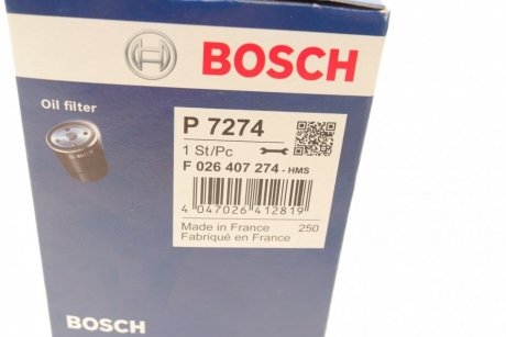 Фільтр масляний BOSCH F 026 407 274 (фото 1)