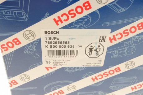 Помпа гідропідсилювача BOSCH K S00 000 634 (фото 1)