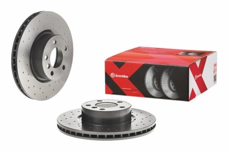 Гальмівні диски BREMBO 09.B570.1X (фото 1)