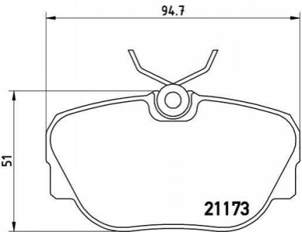 Гальмівні колодки дискові BREMBO P06 010 (фото 1)