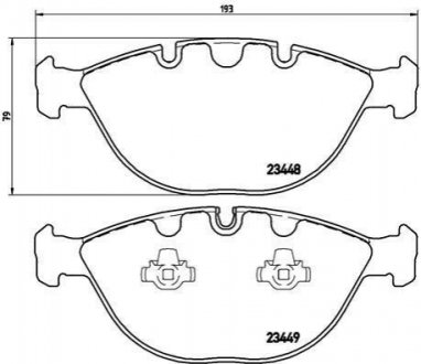 Гальмівні колодки дискові BREMBO P06 028 (фото 1)