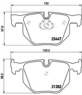 Гальмівні колодки дискові BREMBO P06 029 (фото 1)