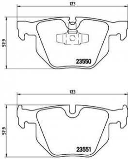 Гальмівні колодки дискові BREMBO P06 039 (фото 1)