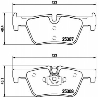 Гальмівні колодки, тюнінг BREMBO P 06 071X (фото 1)