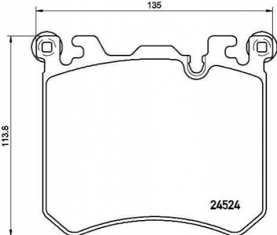 Гальмівні колодки дискові BREMBO P06 077 (фото 1)