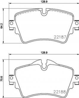 Гальмівні колодки дискові BREMBO P06 092 (фото 1)