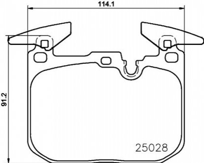 Гальмівні колодки, тюнінг BREMBO P 06 096X (фото 1)