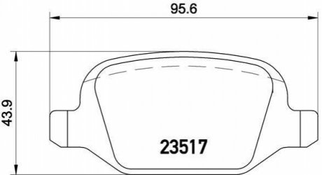 Гальмівні колодки дискові BREMBO P23 065 (фото 1)