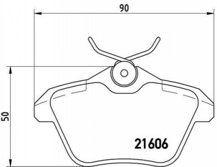 Гальмівні колодки дискові BREMBO P23 067 (фото 1)