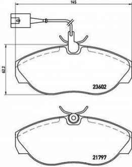 Гальмівні колодки дискові BREMBO P23 083 (фото 1)