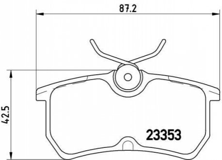 Гальмівні колодки дискові BREMBO P24 047 (фото 1)