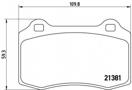 Гальмівні колодки дискові BREMBO P24 073 (фото 1)