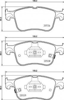 Гальмівні колодки дискові BREMBO P24 218 (фото 1)