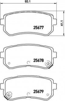 Гальмівні колодки дискові BREMBO P30 068 (фото 1)