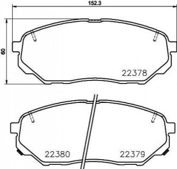 Гальмівні колодки дискові BREMBO P30 086 (фото 1)