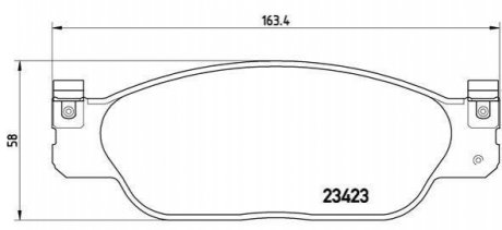 Гальмівні колодки дискові BREMBO P36 012 (фото 1)