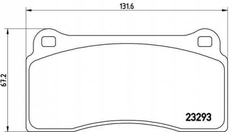 Гальмівні колодки дискові BREMBO P36 018 (фото 1)