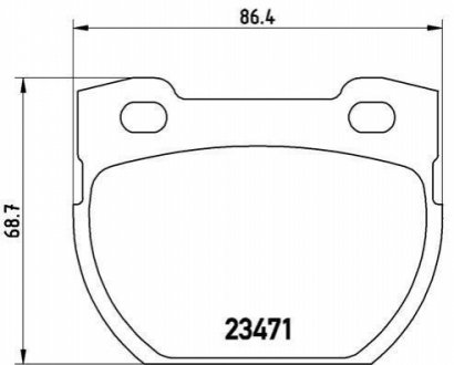 Гальмівні колодки дискові BREMBO P44 007 (фото 1)