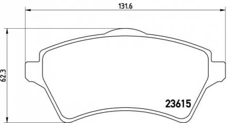 Гальмівні колодки дискові BREMBO P44 011 (фото 1)