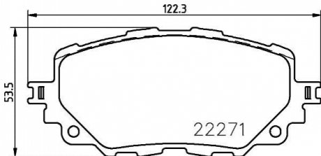 Гальмівні колодки дискові BREMBO P49 054 (фото 1)