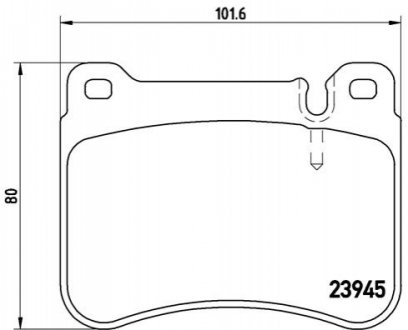 Гальмівні колодки, тюнінг BREMBO P 50 073X (фото 1)