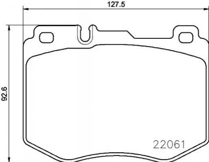 Гальмівні колодки дискові BREMBO P50 120 (фото 1)