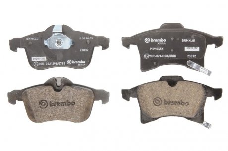 Гальмівні колодки, тюнінг BREMBO P 59 045X (фото 1)