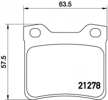 Гальмівні колодки дискові BREMBO P61 058 (фото 1)