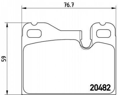 Гальмівні колодки дискові BREMBO P65 003 (фото 1)