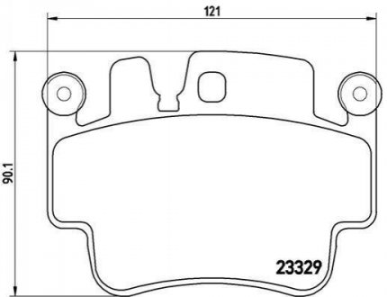 Гальмівні колодки дискові BREMBO P65 009 (фото 1)