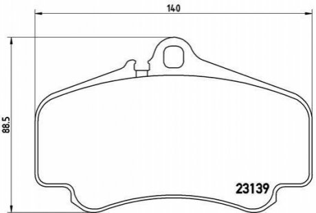 Гальмівні колодки дискові BREMBO P65 011 (фото 1)