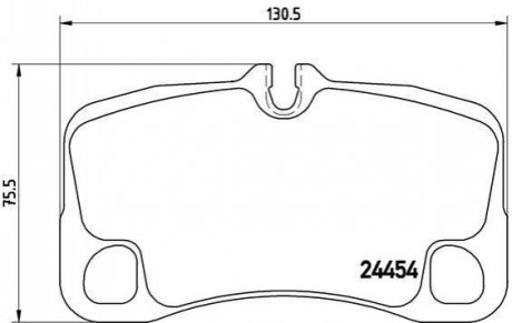 Гальмівні колодки дискові BREMBO P65 022 (фото 1)