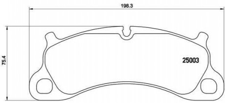 Гальмівні колодки дискові BREMBO P65 025 (фото 1)