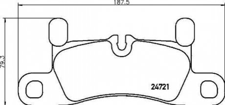 Гальмівні колодки дискові BREMBO P65 030 (фото 1)