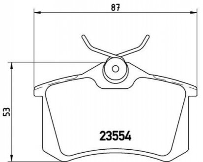 Гальмівні колодки дискові BREMBO P68 024 (фото 1)