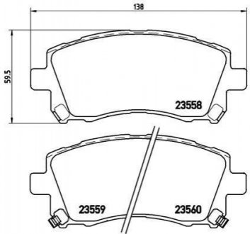 Гальмівні колодки дискові BREMBO P78 010 (фото 1)