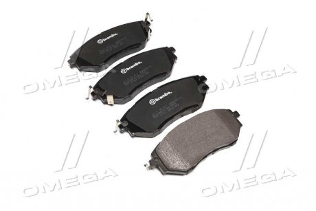 Колодка торм. диск. SUBARU LEGACY IV передн. BREMBO P78017 (фото 1)