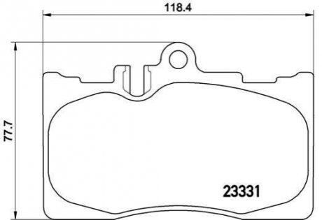 Гальмівні колодки дискові BREMBO P83 058 (фото 1)