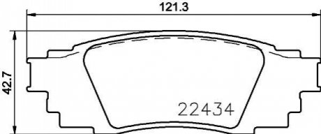 Гальмівні колодки дискові BREMBO P83 160 (фото 1)