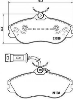 Гальмівні колодки дискові BREMBO P85 018 (фото 1)