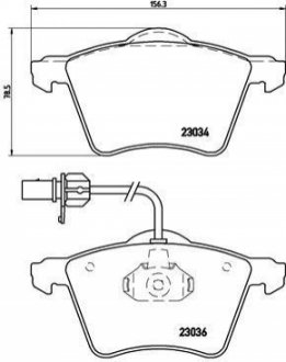 Гальмівні колодки дискові BREMBO P85 052 (фото 1)