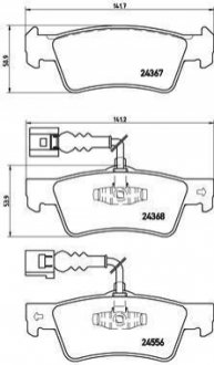 Колодки гальмівні дискові BREMBO P85068 (фото 1)