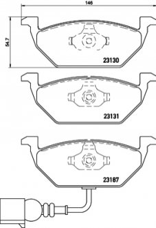 Гальмівні колодки, тюнінг BREMBO P 85 072X (фото 1)